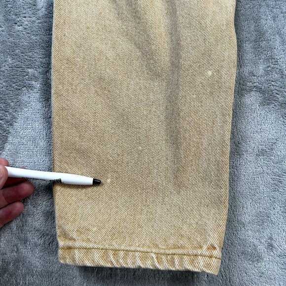 Vintage 80's Forenza Mom Jeans Size 16 High Waisted Camel Acid Wash Unique - Picture 8 of 9